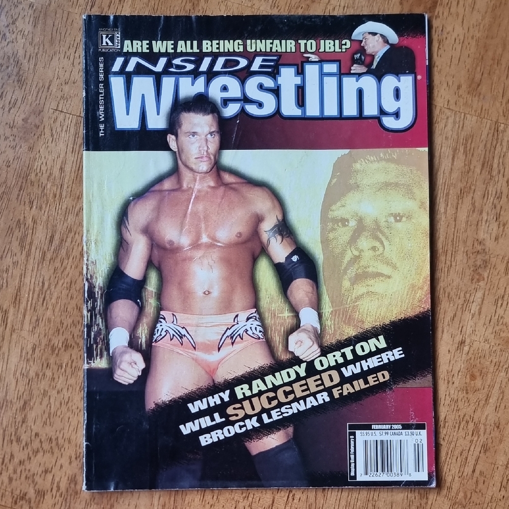 Inside Wrestling Magazine Featuring Randy Orton February 2005